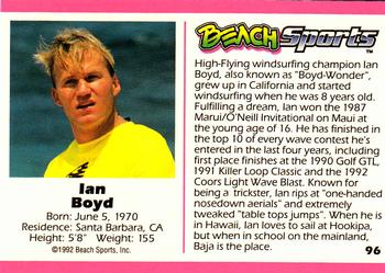 1992 Beach Sports #96 Ian Boyd Back